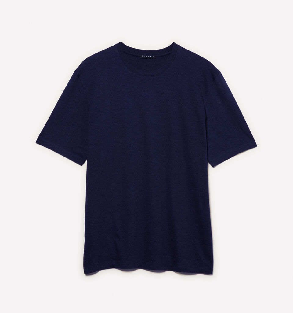 Regular-Fit Kurzarm-T-Shirt in Dunkelblau - kurzärmeliges t-shirt für herren - Dunkelblau | Sisley image number 5